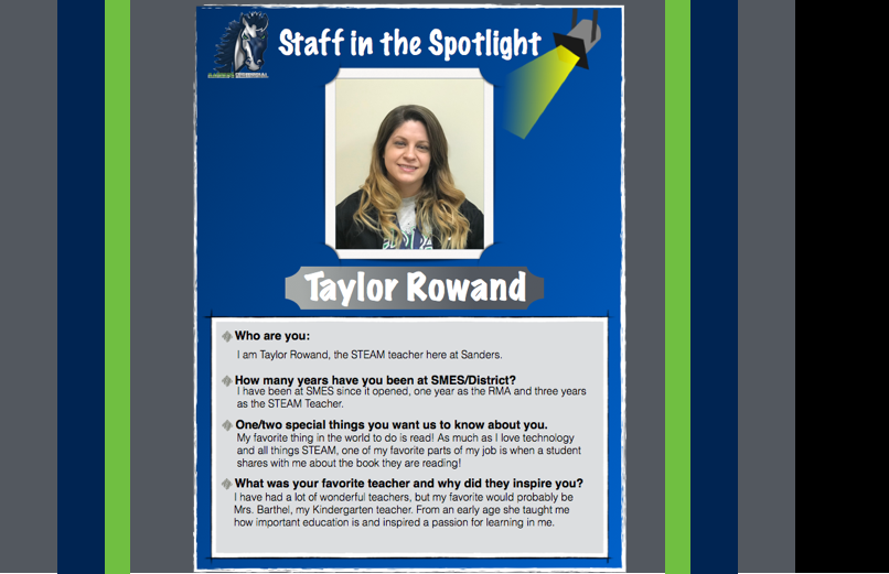 Staff in the Spotlight