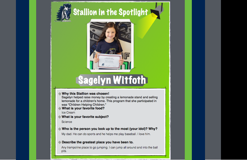 Stallion in the Spotlight – Sagelyn Witfoth